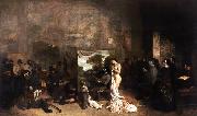 Gustave Courbet The Painter's Studio A Real Allegory (mk09) china oil painting reproduction